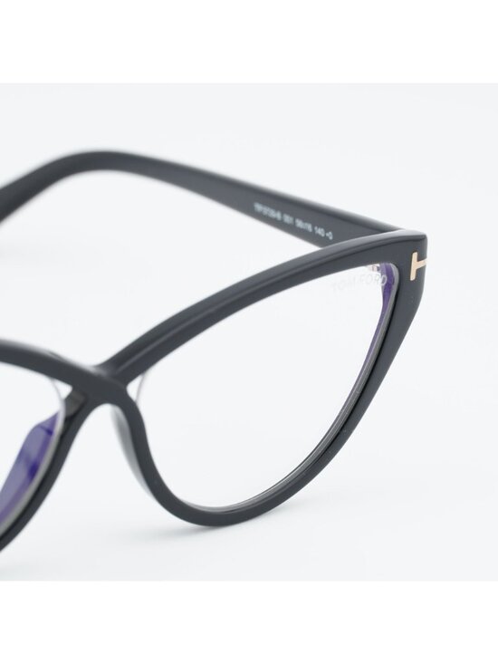Tom Ford FT5729-B 001 Eyeglasses Black 53mm Cat Eye Frame, Blue Light Block main image 4